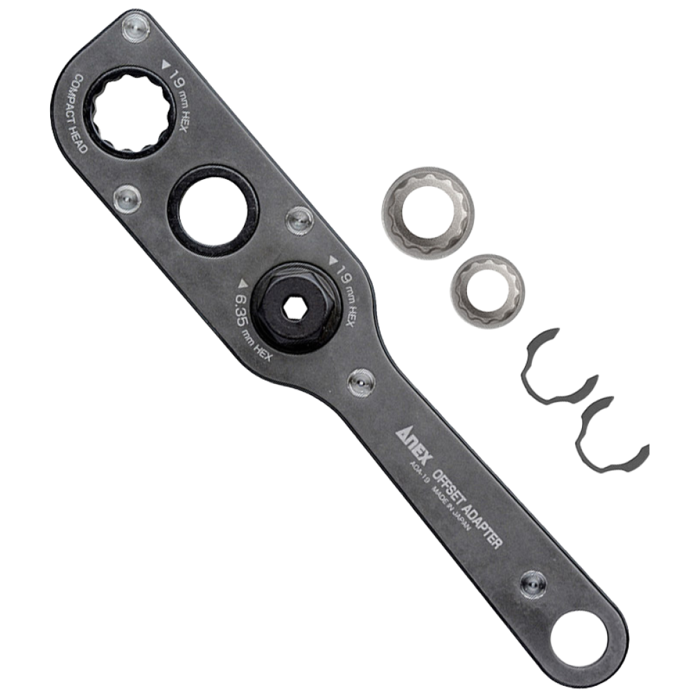 아넥스 AOA-19S1 옵셋 어댑터 아답타 코너 좁은틈 작업, 1개 76,210원