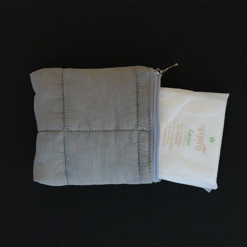 누빔 다용도 퀄팅 휴대용 여행용 화장품 미니 사각 생리대파우치 면파우치, 1개, 그레이 7,900원