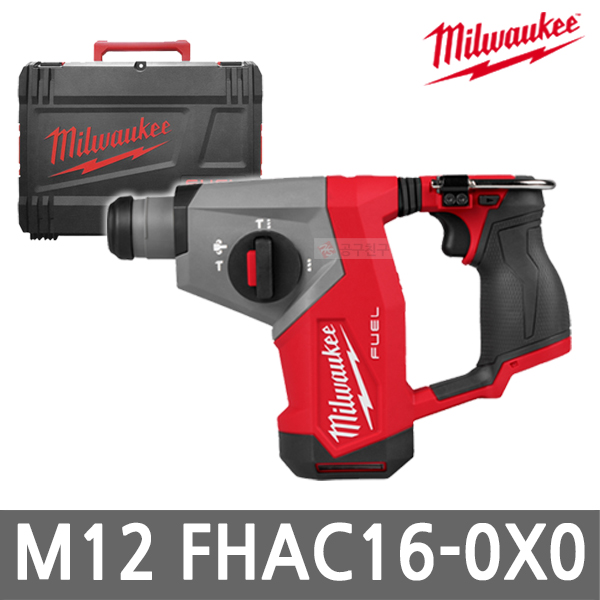 밀워키 M12 FHAC16-0X0 충전 로터리 해머드릴 12V 본체만 SDS-PLUS 브러쉬리스 함마 햄머 278,050원