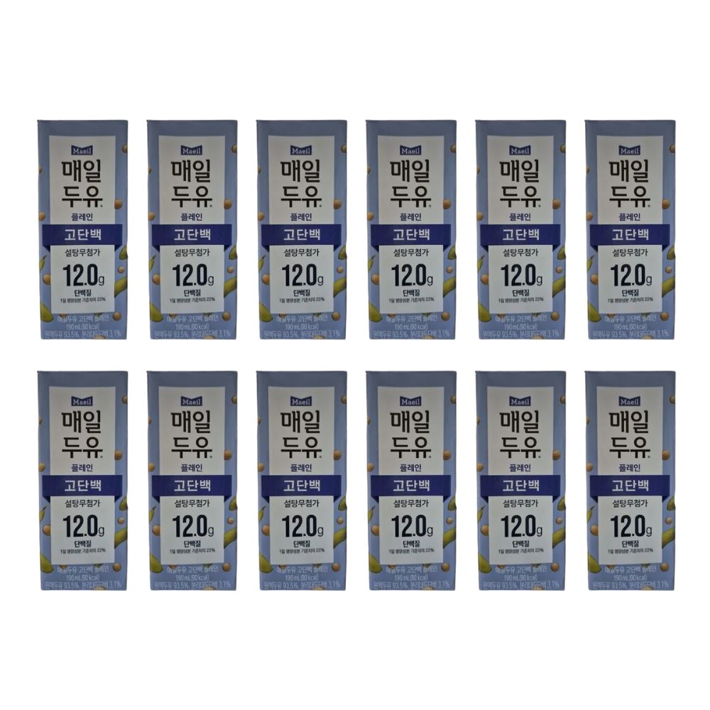 매일유업 매일두유 고단백 190ml, 24개, 190ml 26,700원