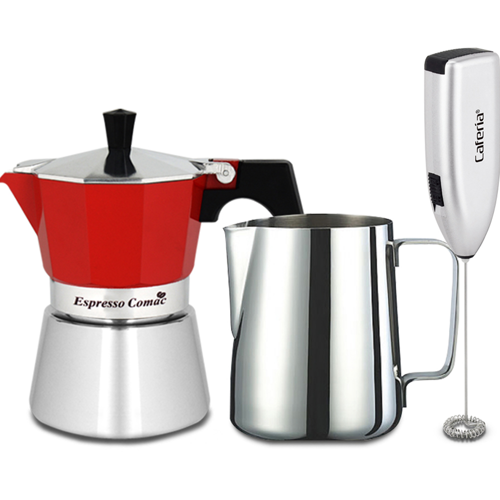 코맥 인덕션 모카포트 ED1 + 우유스팀피쳐 S3 + 전동 우유거품기 CEM1 세트 49,640원
