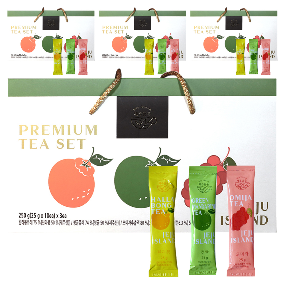 제주담움 프리미엄 차스틱 250g x 3종 세트 60,480원