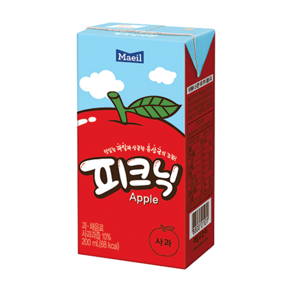 원하프피크닉(사과)200mlx6입/매일총알배송, 200ml, 6개 5,230원