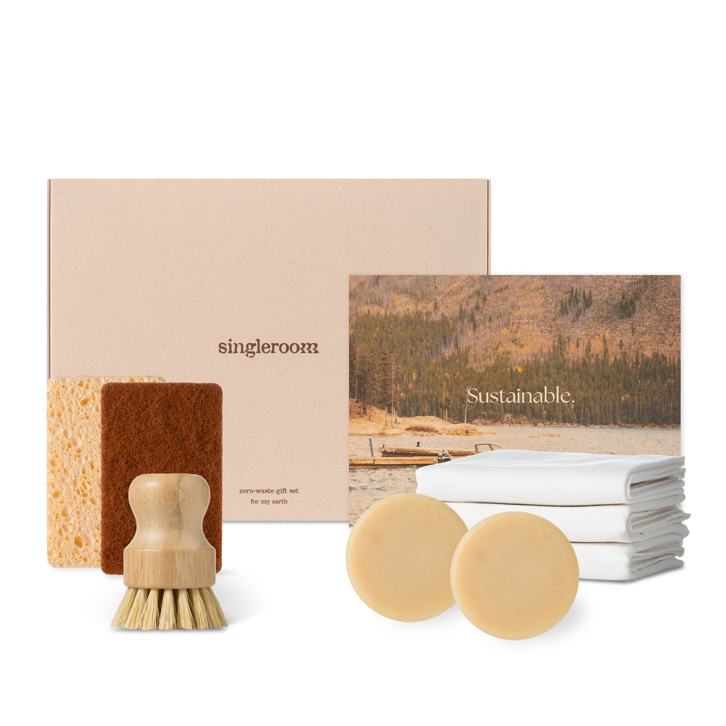 싱글룸 주방4종 생활용품 친환경 선물세트 (마루) 집들이 결혼식 돌잔치 답례품 기념품, 1개 22,500원