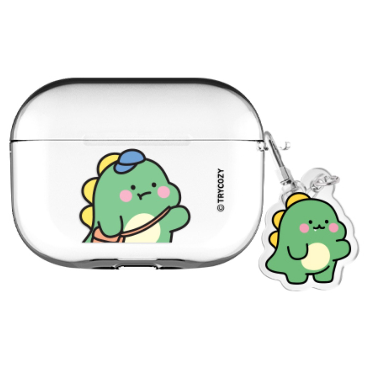 리틀티노 커플 에어팟프로2/에어팟4 클리어 케이스 +아크릴키링 세트, 그린, AirPods Pro(2세대) 15,900원