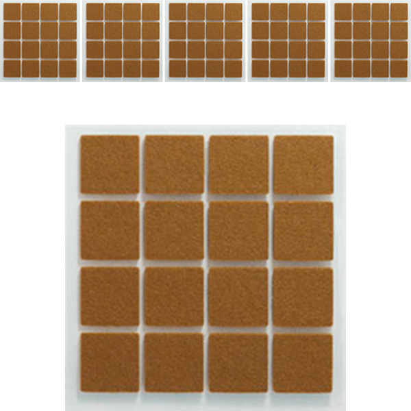 올데이랩 소음방지 FELT 가드스티커 사각형 브라운 8,400원