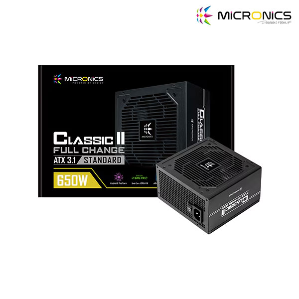 마이크로닉스 Classic II 풀체인지 650W 80PLUS스탠다드 ATX3.1 65,000원