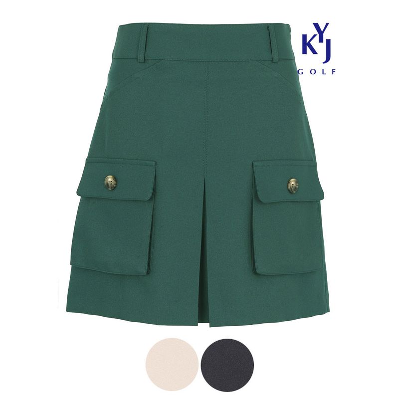김영주골프 봄여름 루이스 카고 백플리츠 여성 골프 큐롯 스커트 DPMLSK53 83,600원
