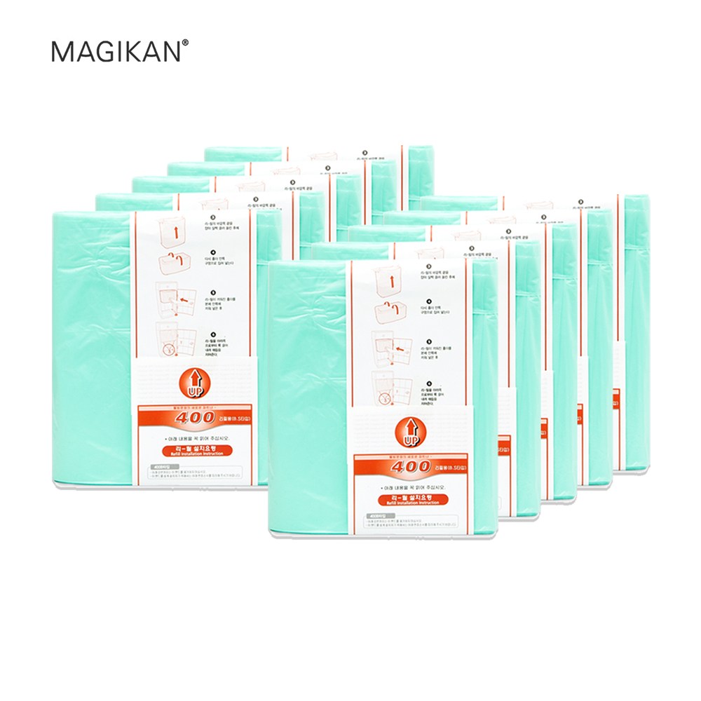 매직캔 리필 봉투 5매 10매 9L 16L 20L 25L, M400-43/53L리필, 10 61,500원