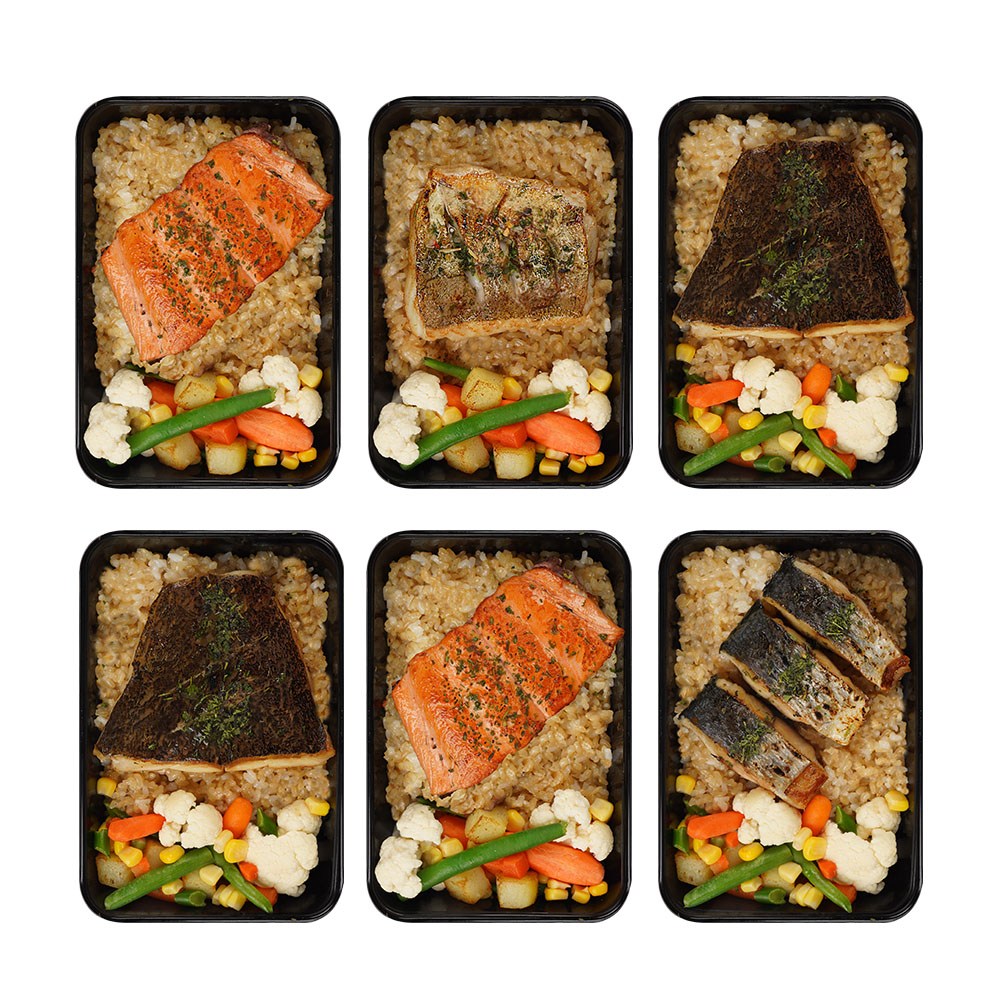 [식스밀 생선 스테이크 6키트] 단백질 다이어트 식단 도시락 벌크업 냉동 고단백 직장인 간편 배달 신제품, 1세트, 345g 73,800원