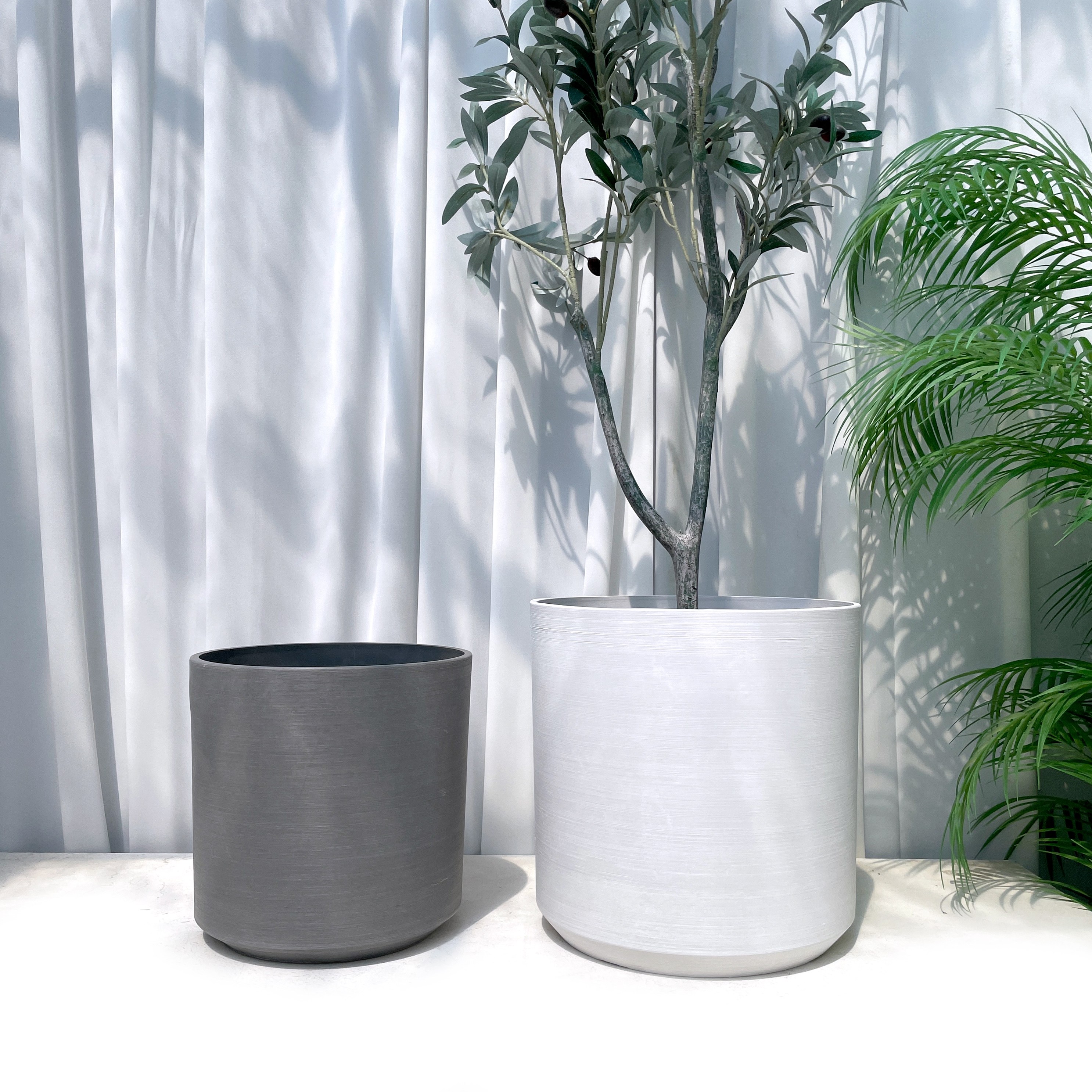 밍이네가든 내추럴 무드 원형 플라스틱 화분 16,000원