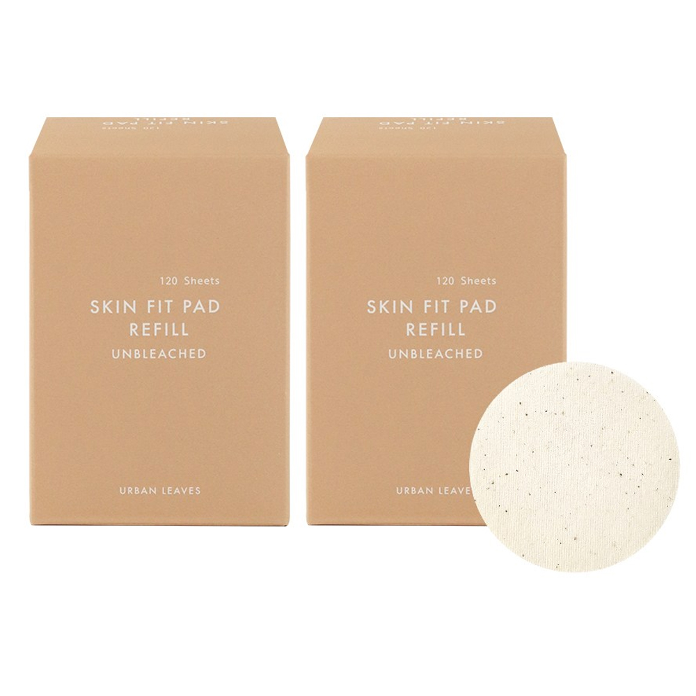 어반리브즈 무표백타입 스킨 핏 패드 리필형, 120개입, 2개 9,600원