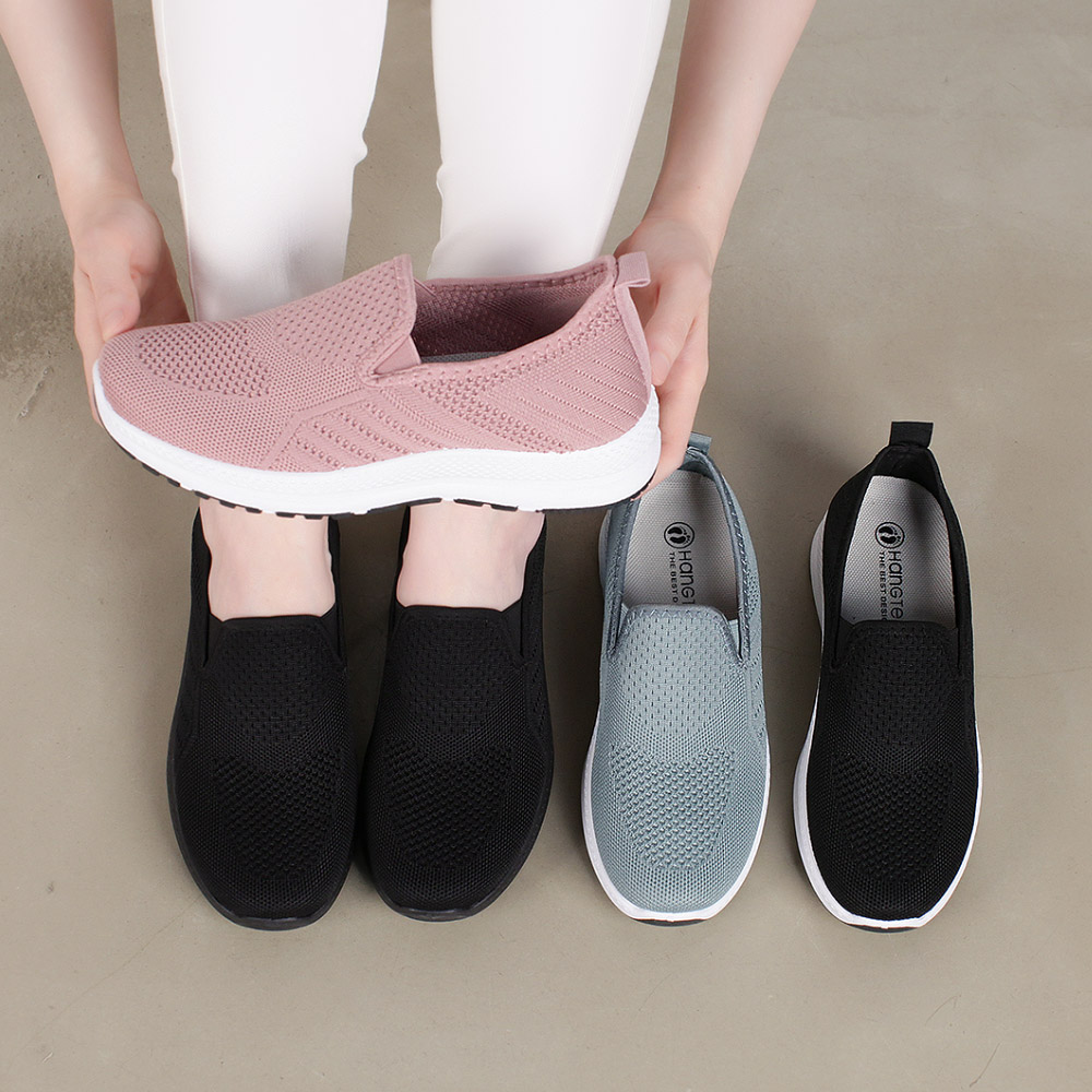 행텐 여성 발편한 폭신푹신 메쉬 아쿠아 슬립온 스니커즈 HT-72 14,800원