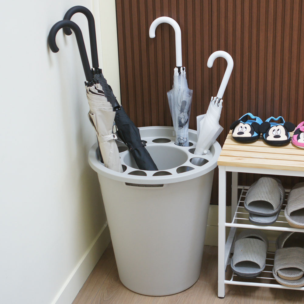우산정리함 대용량 우산 꽂이 통 현관 신발장 걸이 정리 카페 업소용 칸 원형 함 11구 장우산 수납 8,900원