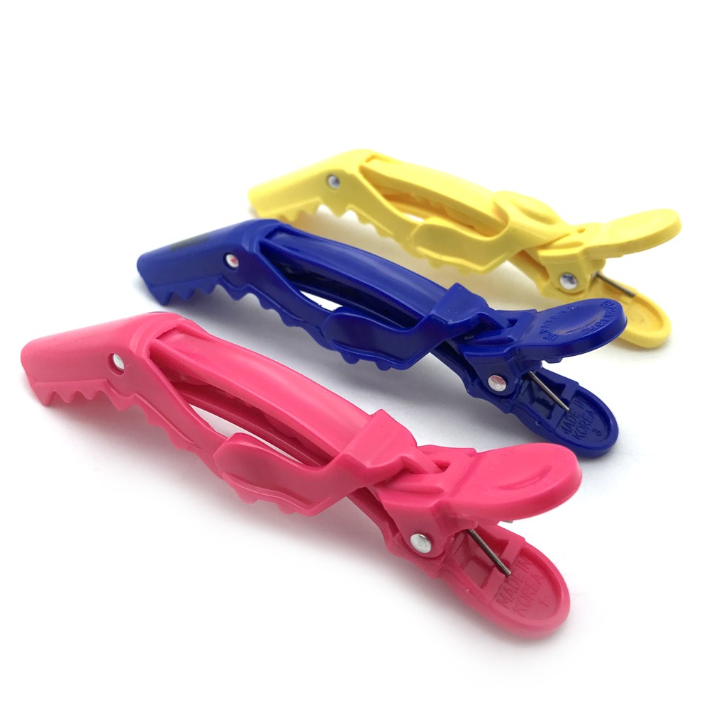 새범뷰티 쪼야썬클립 티라노핀셋 미용실 악어핀 x3개, 단일상품 3,600원