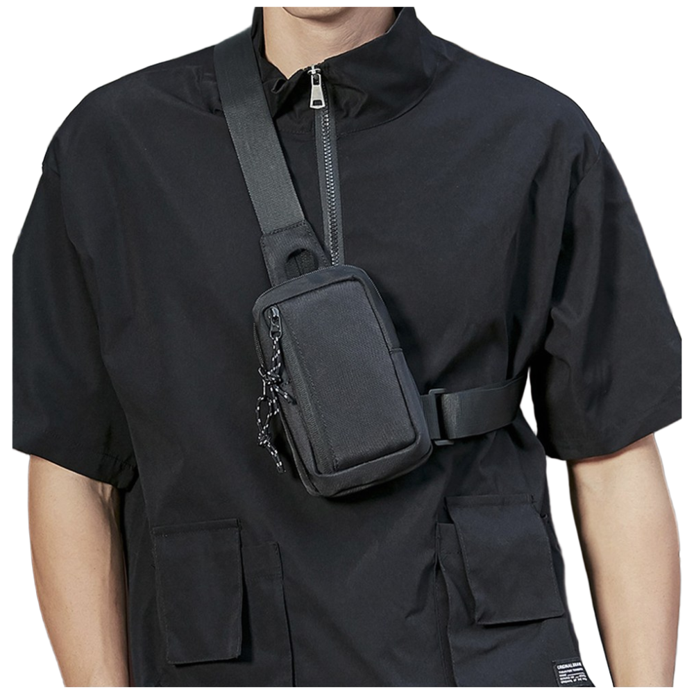 주니지니네 액티브미니 슬링백 휴대폰 가슴 가방 남녀공용, 오른쪽 끈 12,900원