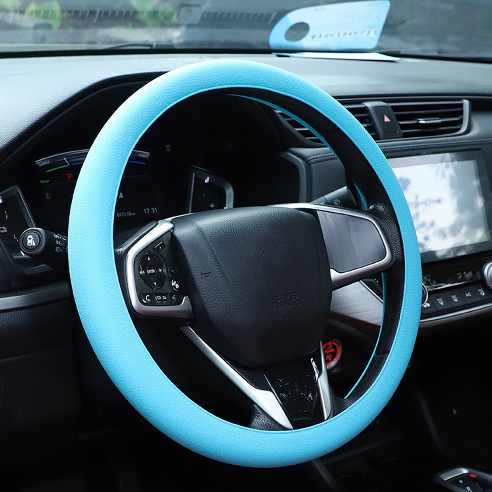 SMC 실리콘 핸들커버 자동차 전차종 공용 원형 D컷 핸들카바 4,900원