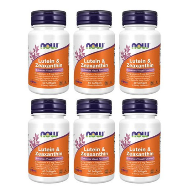 나우푸드 루테인 25mg 지아잔틴 60정 6통 91,900원