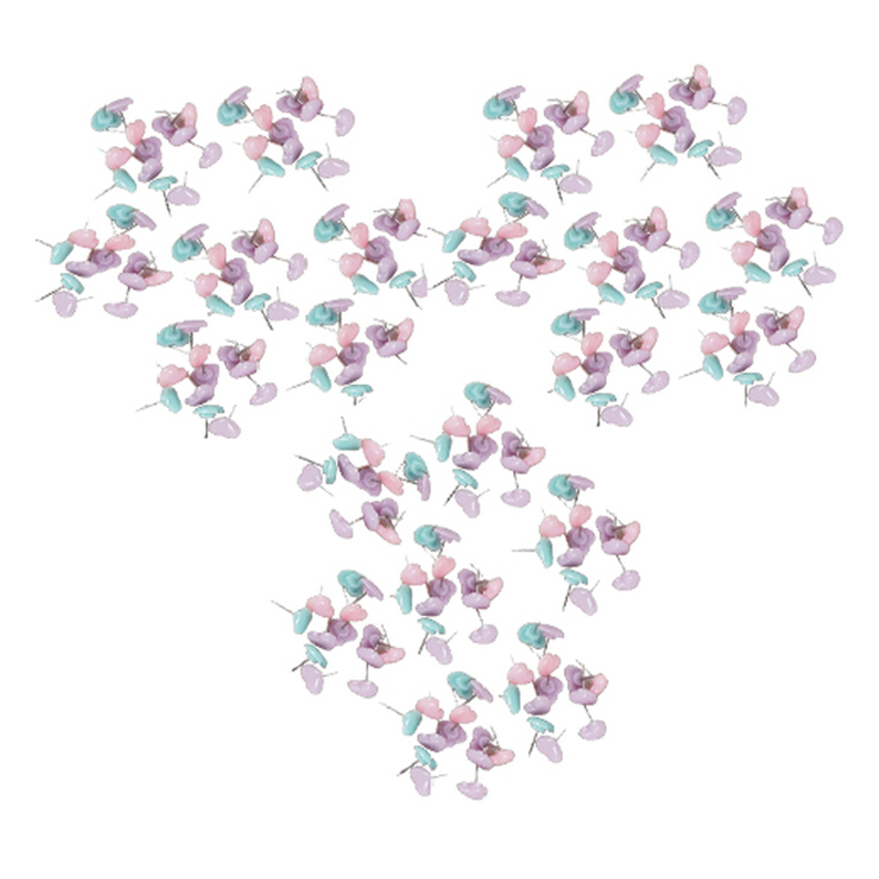 문구담 귀여운 하트모양 압정 세트 마카롱, 50개입, 3세트 9,900원