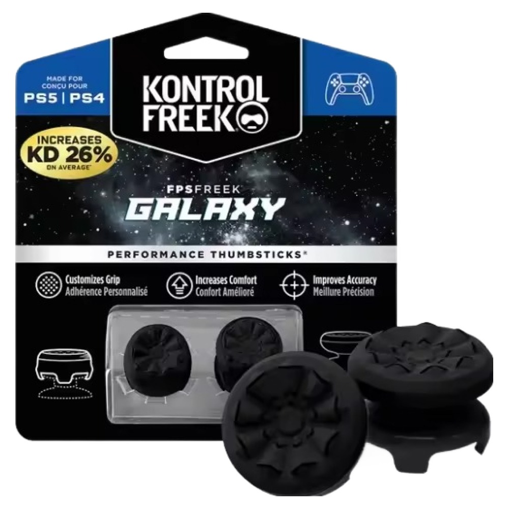 컨트롤프릭 PS5 플스5 XBOX 듀얼센스 게임패트 컨트롤러 키높이 스틱 캡 커버 필템 2p, 갤럭시 블랙, 1개, 단일상품 8,690원