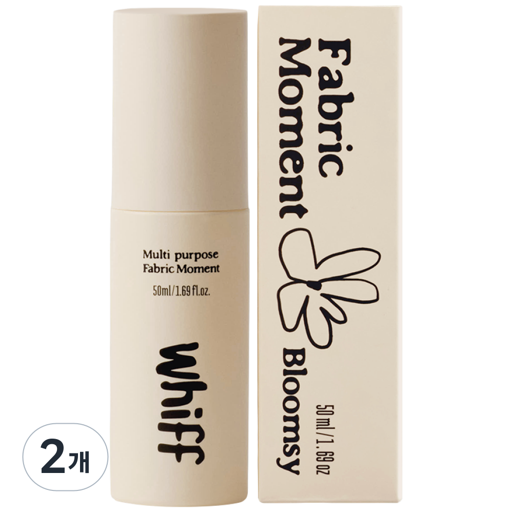 위프 WHIFF 패브릭 모먼트 미니 섬유탈취제 Bloomsy, 2개, 50ml 35,800원