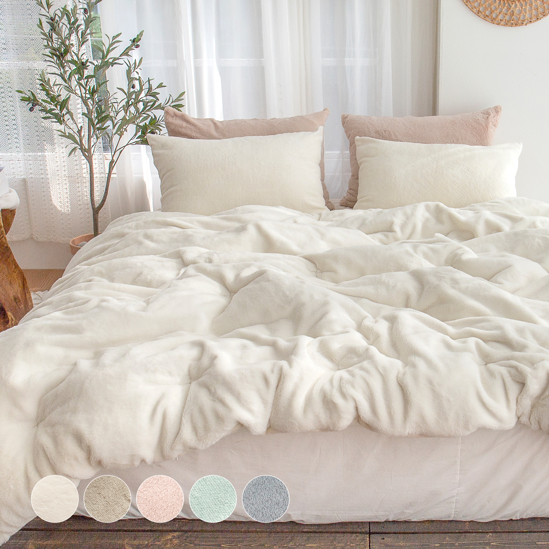 그래이불 국내 제조 스노우 프리미엄 10mm 라셀 극세사 세트 117,220원