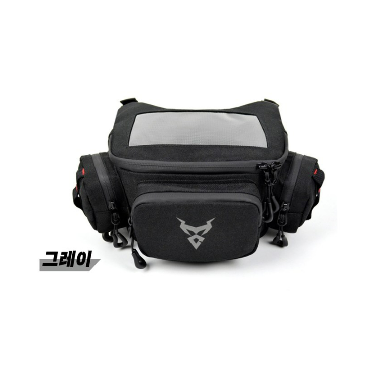 오토바이 프론트백 바이크 리어백 사이드백 스쿠터 핸들가방 허리색 레그백 힙색, 그레이 29,700원