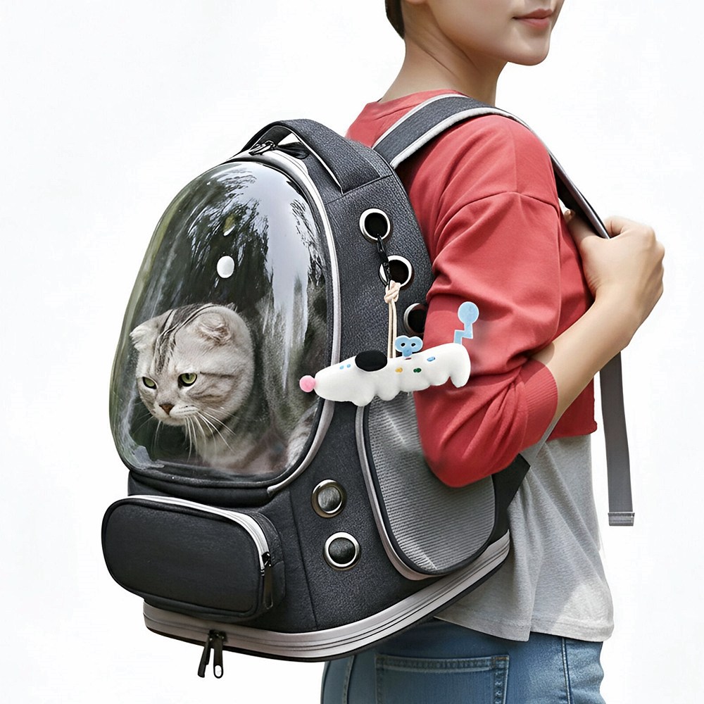 퍼피허그 Bubble 투명 우주선 강아지 백팩 산책가방 이동 가방 고양이 애견 기내용 컨넬 배낭 27,900원