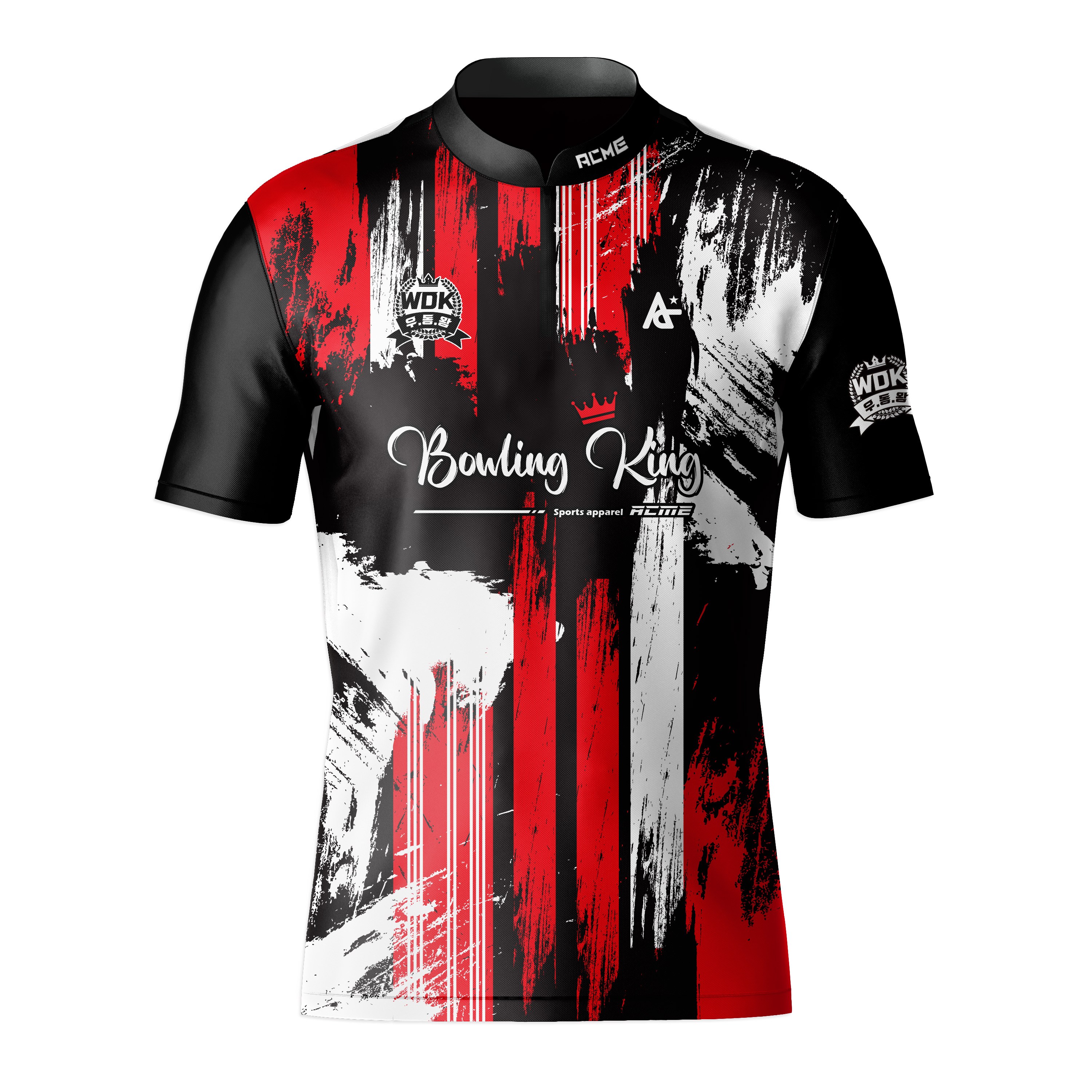 볼링티셔츠 볼링집업티 우리동네볼링왕 CoWD02-레드 우동왕 우동볼 애크미 ACME 볼링연습티 39,000원