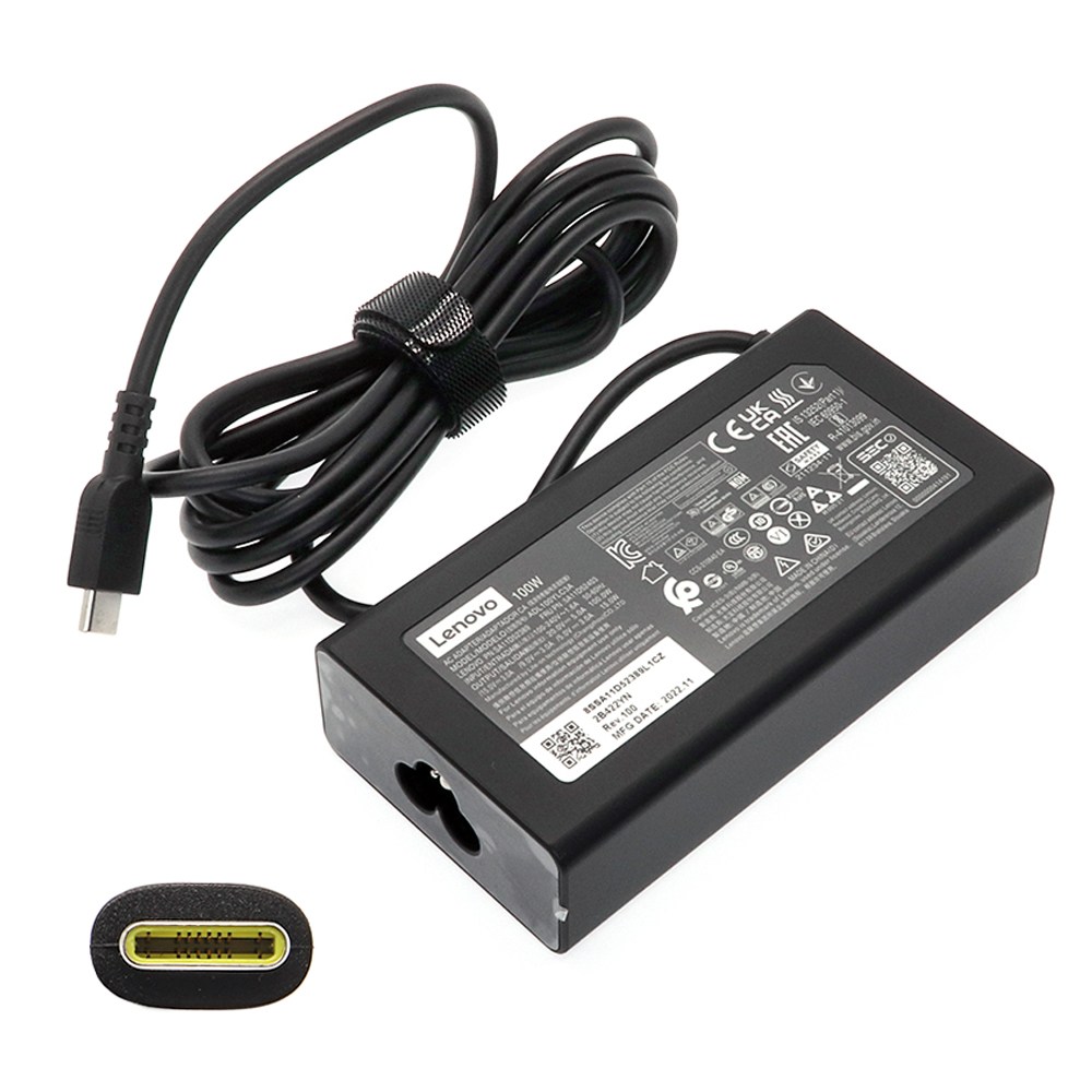 Lenovo 100W 20V Type-C PD USB-C 레노버 정품 어댑터 충전기, 어댑터+케이블, 1개 39,900원
