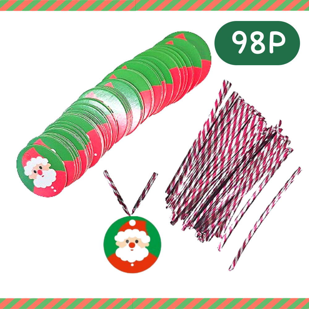 크리스마스 데코택 + 빵끈 세트 98P 6,910원