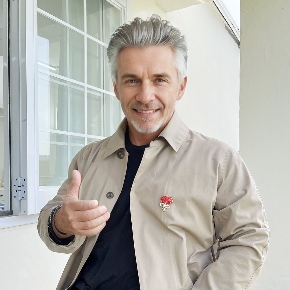 더복이벤트 카네이션 브로치 (2025년 어버이날 스승의날 뱃지) 19,900원