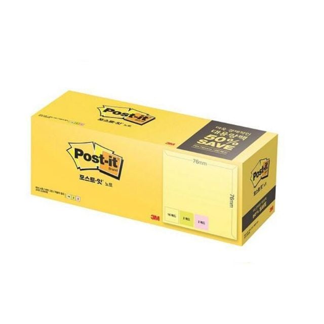 포스트잇대용량팩654-20A(76x76mm노(16)그(2)핑(2))ddu6+2gHD 24,140원