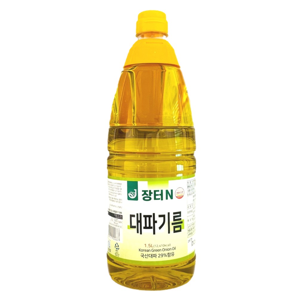 장터엔 파기름 국산 대파기름 1.5L 21,400원