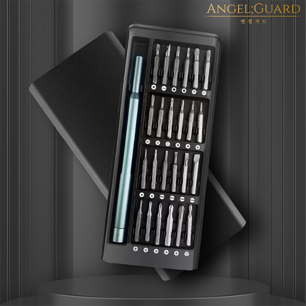 엔젤가드 1+1 정밀드라이버세트 만능 공구 키트십자 일자 삼각 육각 24종 15,900원
