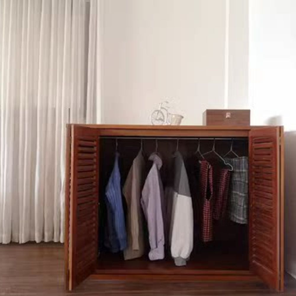 낮은 이불장 키작은 펜션 이불 원목 펜션 안방장 장롱 수납 사물함 빈티지 230,100원