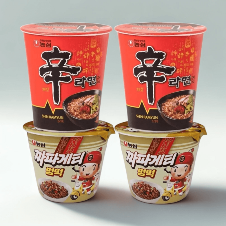 농심 컵라면 소컵 2종세트 신라면컵 짜장범벅 24개, 24개 27,870원