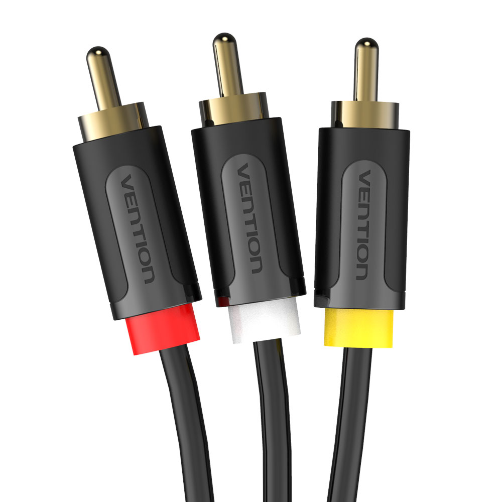 벤션 무산소 3 RCA to 3 RCA 오디오 비디오 AV 케이블 1m, 단일 상품, 1개 6,900원