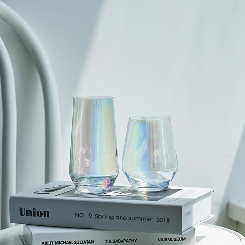 [2P세트] 오로라 줄리엣 하이볼 글라스 2종 택1 홀로그램 위스키 하이볼잔 아이스커피잔 홈카페유리컵, 1개 16,400원