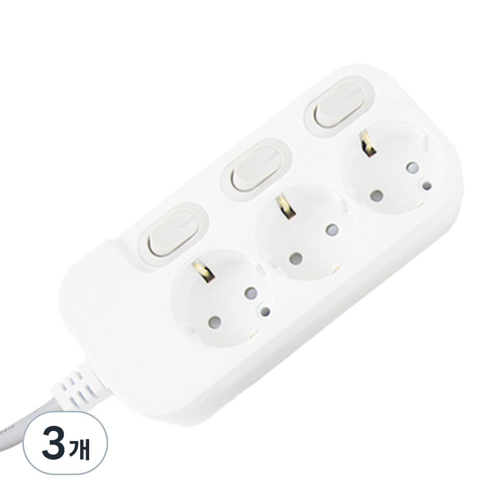 슈퍼탭 멀티탭 개별 3구 SY-SMS3 27,950원