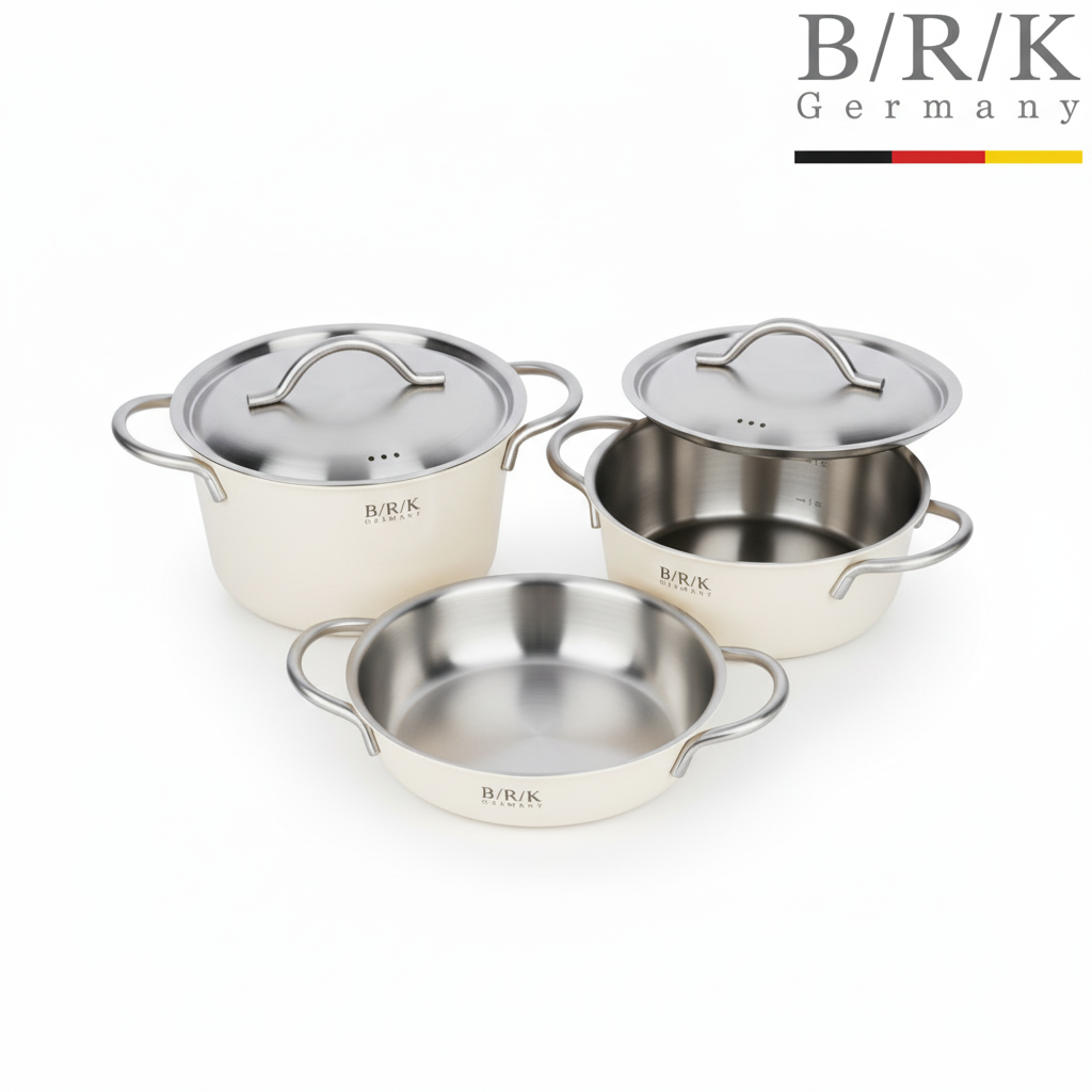 BRK냄비세트 독일 명품 냄비 인덕션 스테인리스 스텐 냄비 3종 154,900원