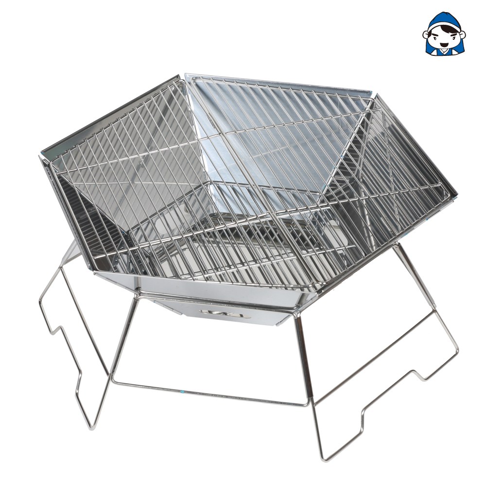 갑도리 석도리 캠핑 육각 화로대 불멍 캠핑 화로 바베큐그릴, 1개 29,900원