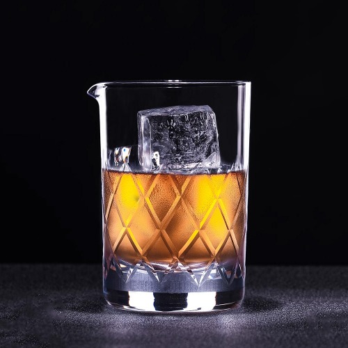 우수이 빗살무늬 믹싱 글라스 550ml 크리스탈 칵테일 믹싱컵 칵테일도구 홈바용품 33,000원