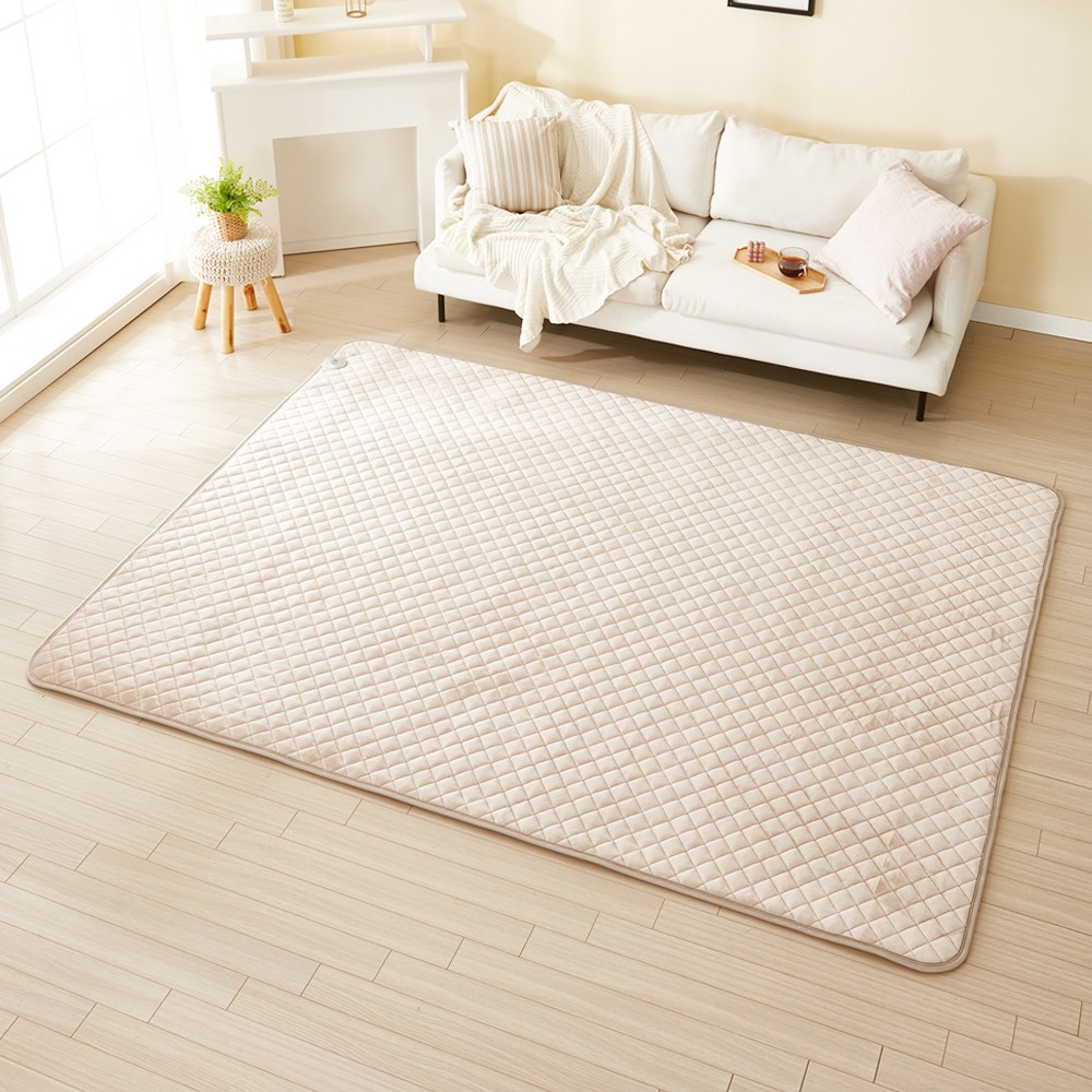 더안 EMF 극세사 분리난방 탄소 전기장판 베이지 4size, 280X200cm 169,000원