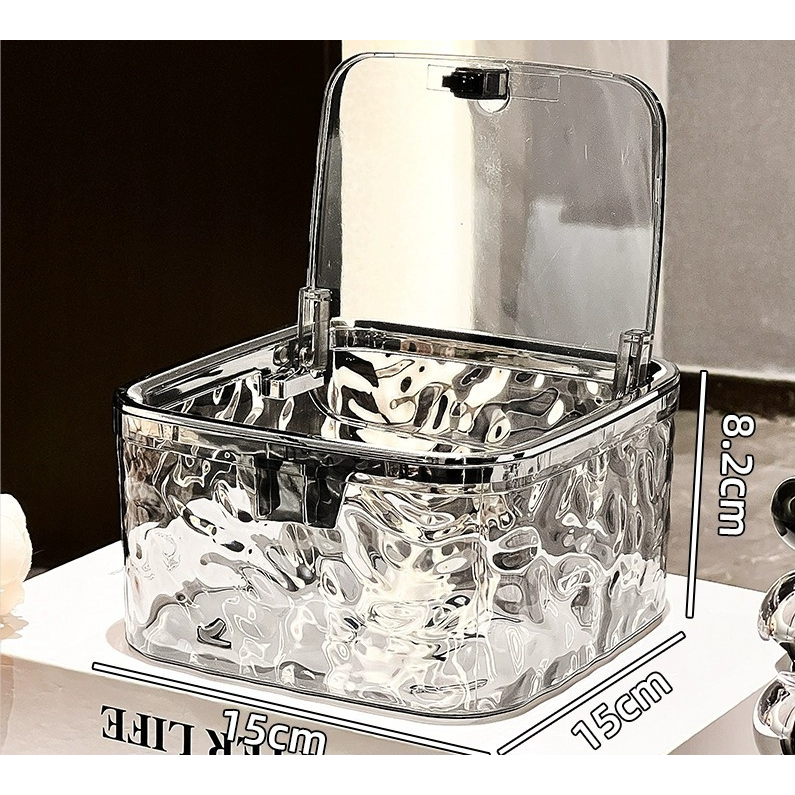 체리닷컴 다용도 악세사리 머리핀 투명 소품수납함, 1개, 소형 투명 10,900원