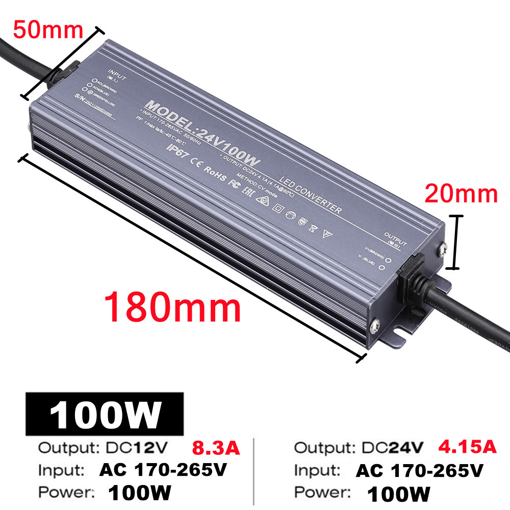 AC 라이트 24V 200W 변압기 가정용 스트립 파워 500W 12V 220V 300W 조명 방수 전원 장치 400W 공급 스위칭 20,700원