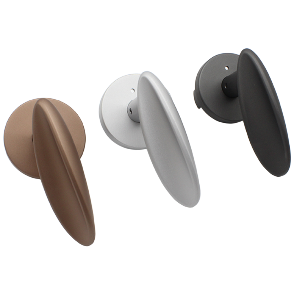 문고리닷컴 엔젤금속 버튼형 방문손잡이 BBL-107, 그레이, 1개 17,300원