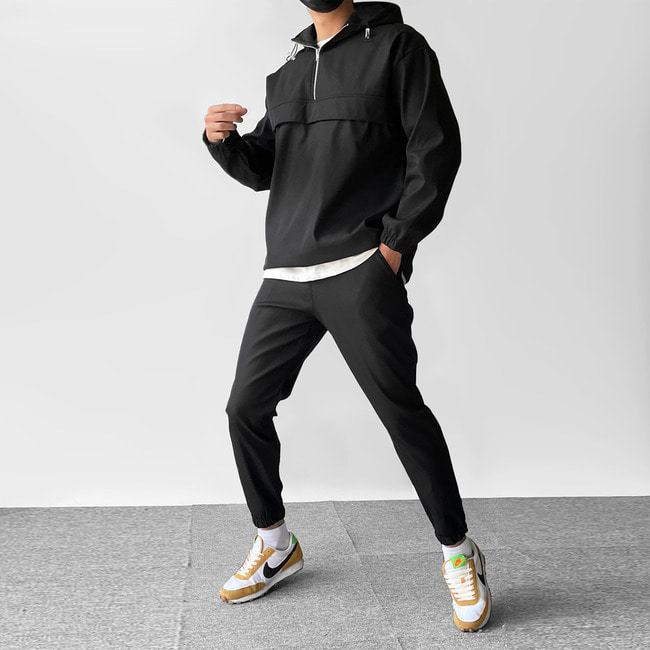 후드아노락 조거 트레이닝 세트 SET 빅사이즈-4COLOR 45,800원