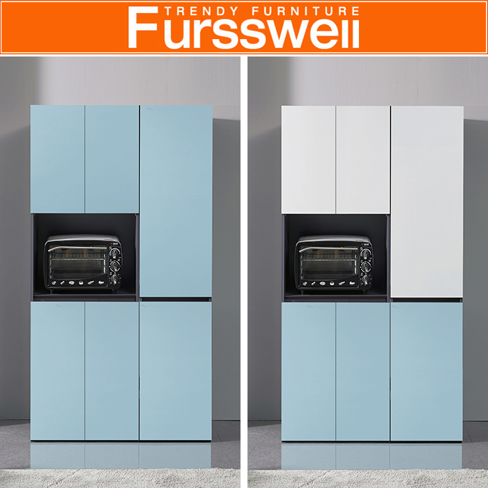 퍼스웰 속깊은광폭 컬러모듈 주방수납장세트.수납대형(HA_047), 상 화이트-하 레드 270,000원