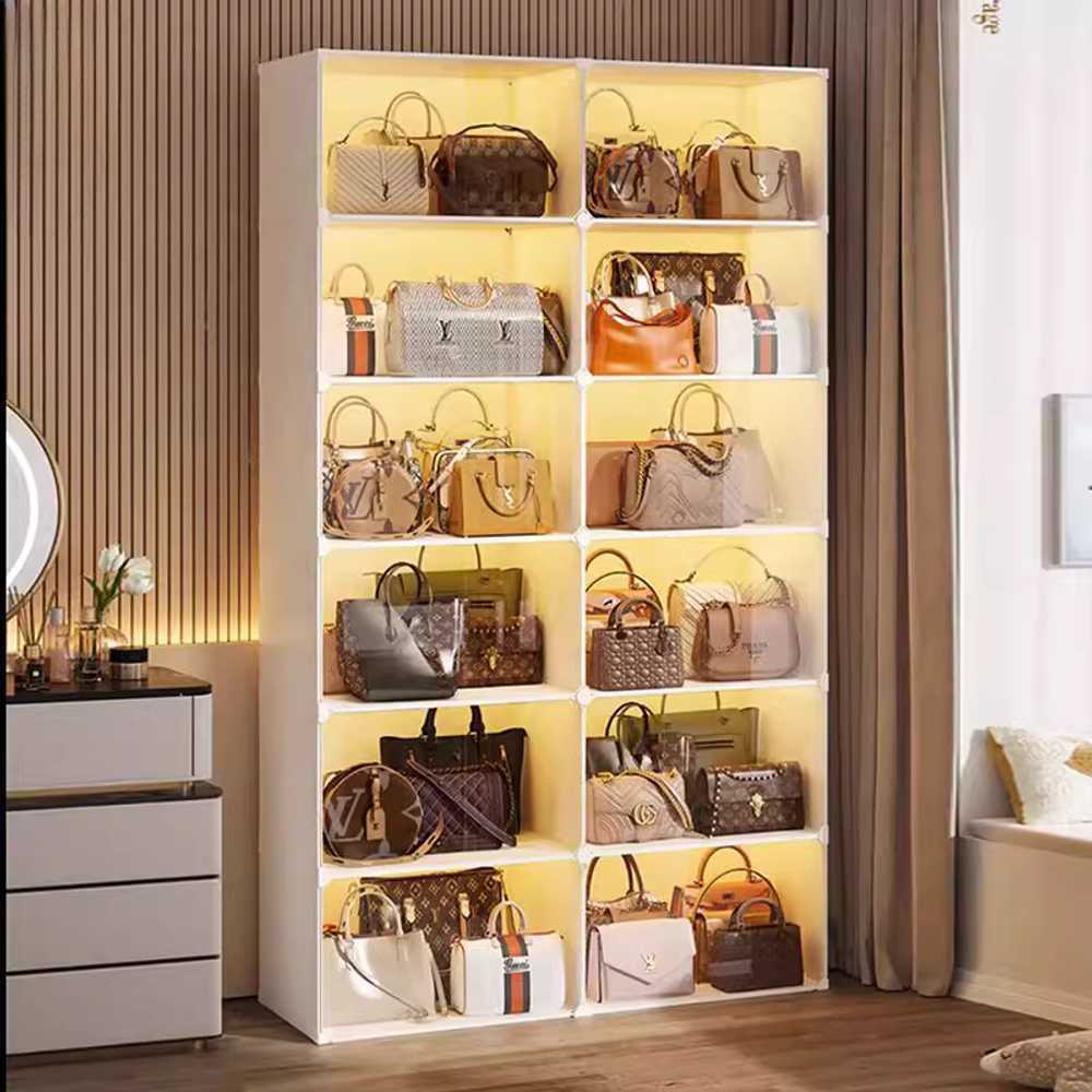 가방진열장 다용도실 아크릴 투명 정리장 명품백 46,100원